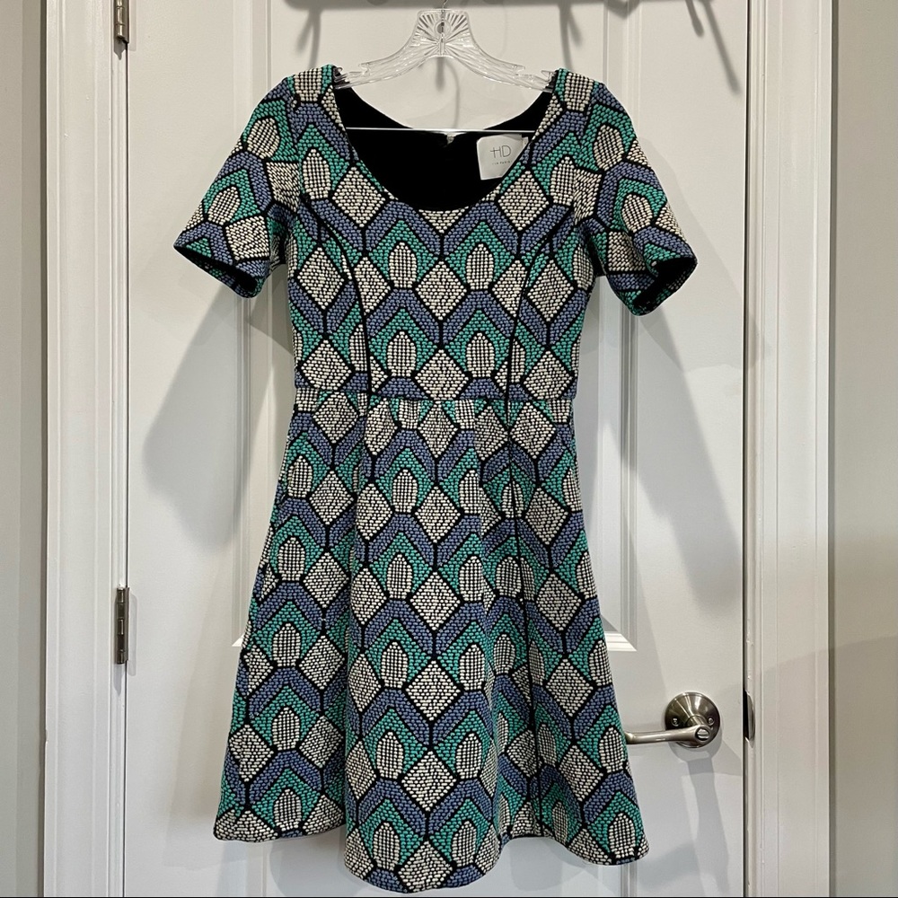 Anthropologie (HD in Paris) Hollyhock Fit & Flare Dress with Pockets